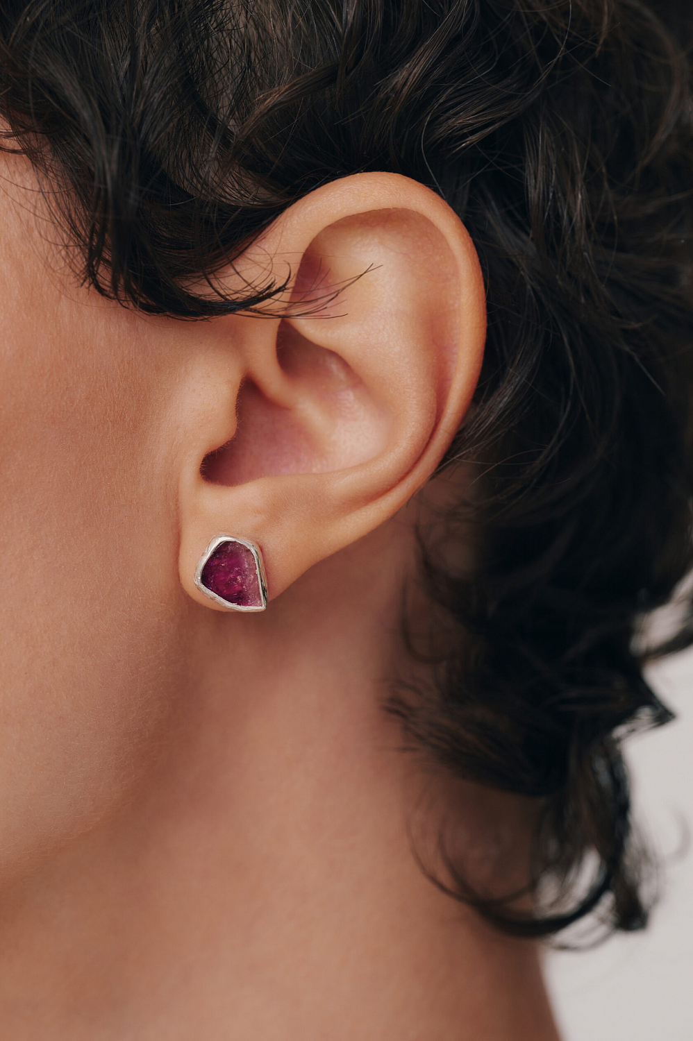 Серьги с турмалином