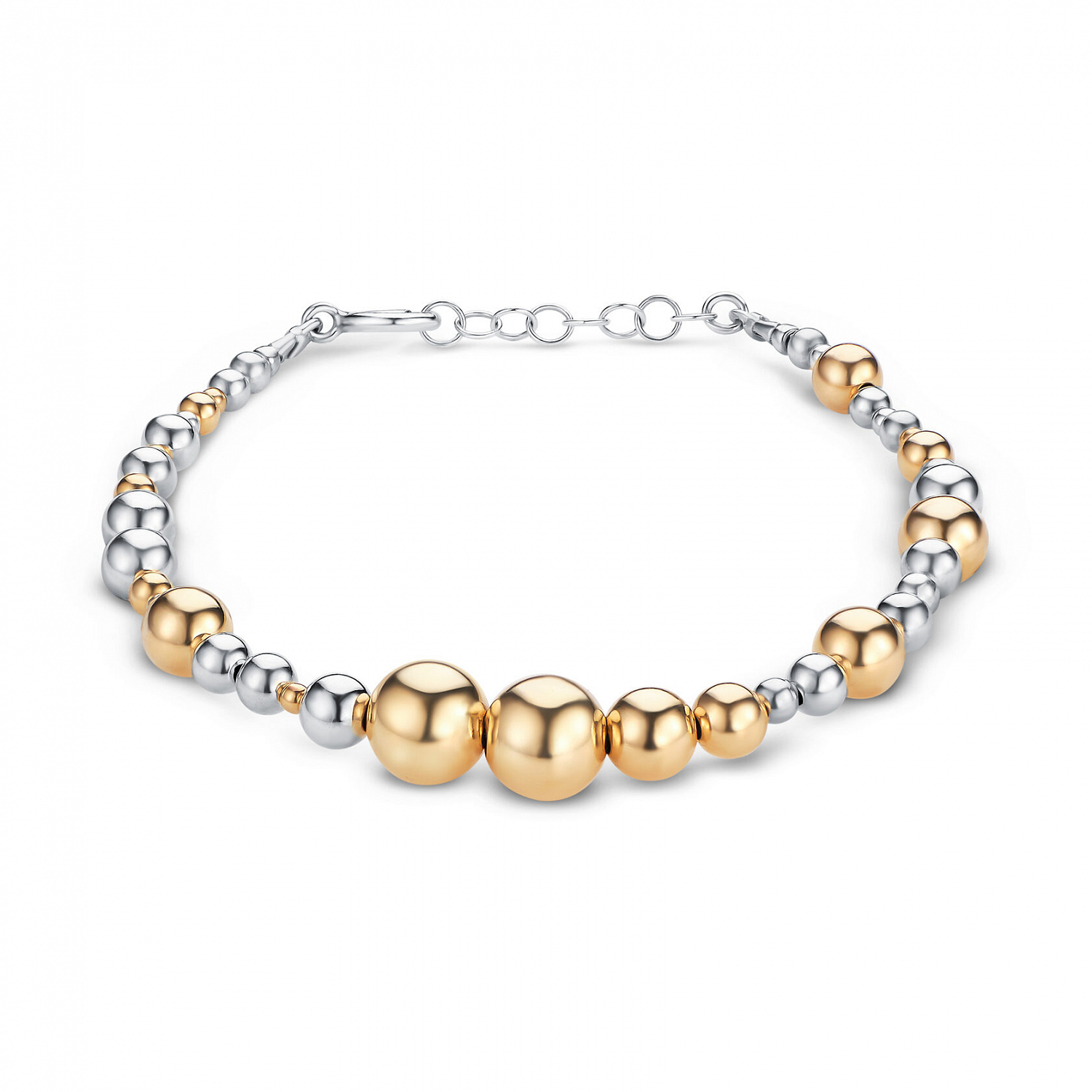 Браслет Баблс с разными большими бусинами