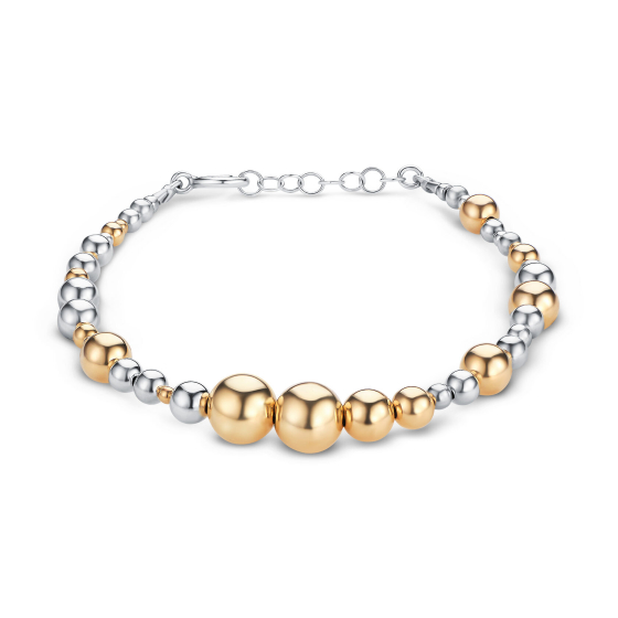 Браслет Баблс с разными большими бусинами