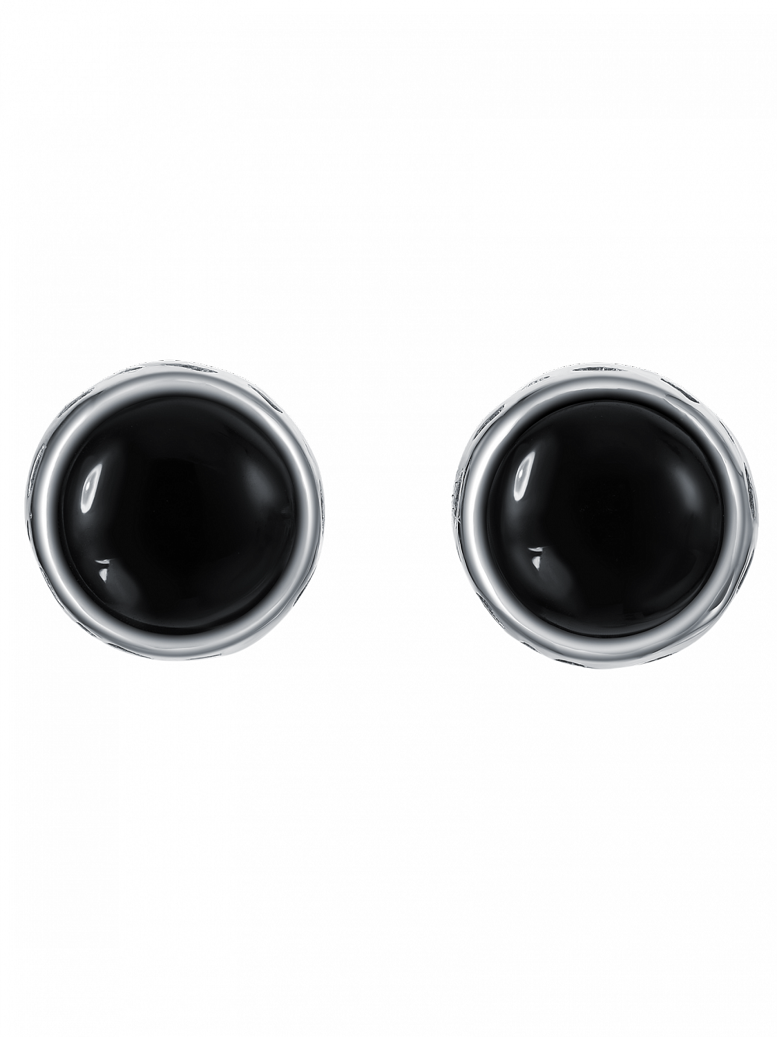 Пусеты с агатом