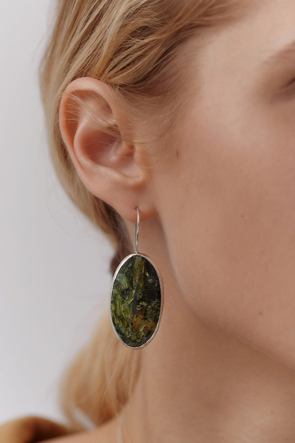 Серьги с офитом