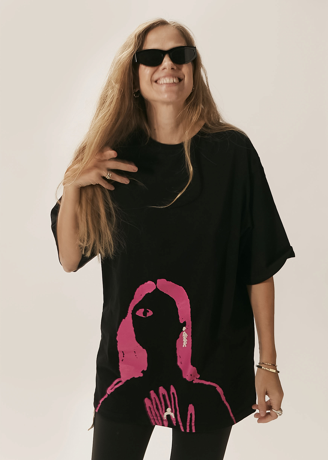 Футболка EVE&ESTHER x LIBERMAN черная