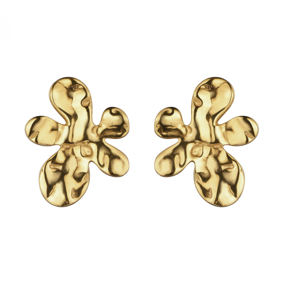 Пусеты Флора с винтовой заглушкой