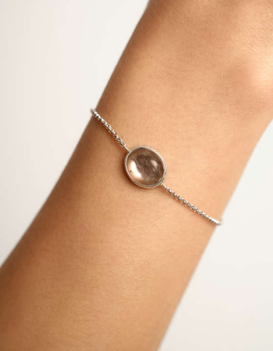 Браслет с лепидолитом