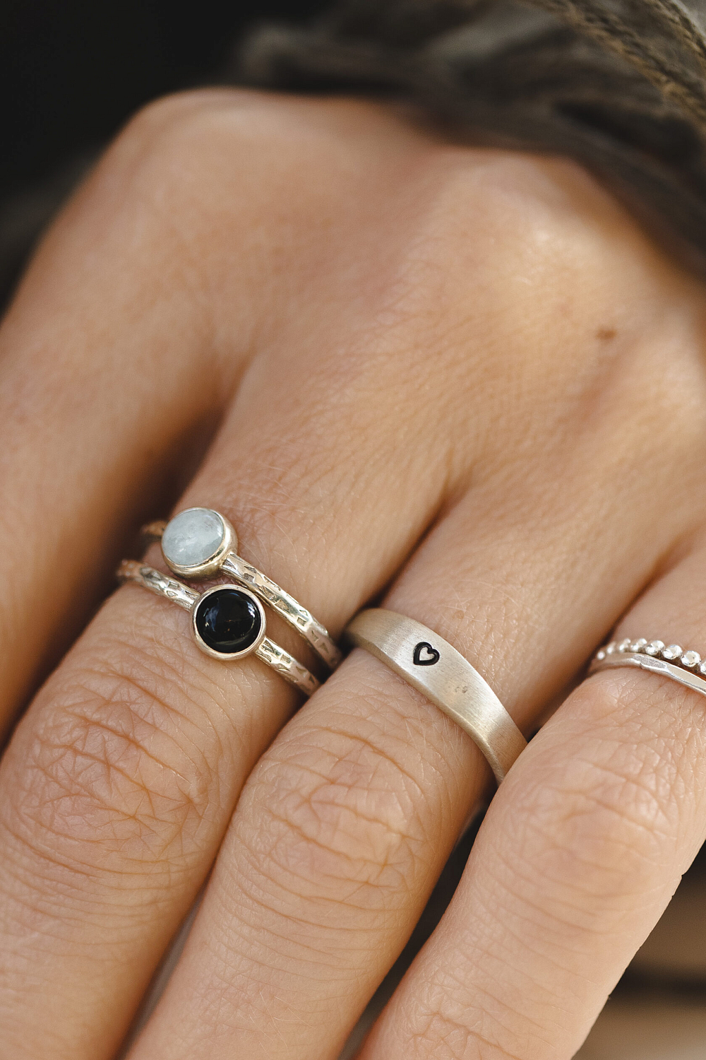 Кольцо История Сердце