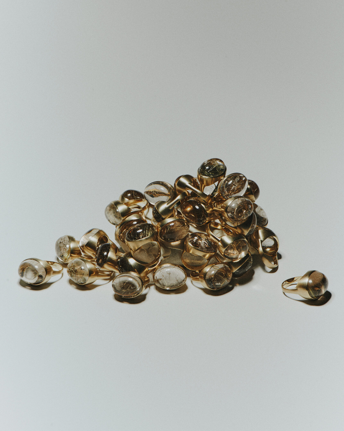 Кольцо Силы с рутиловым кварцем