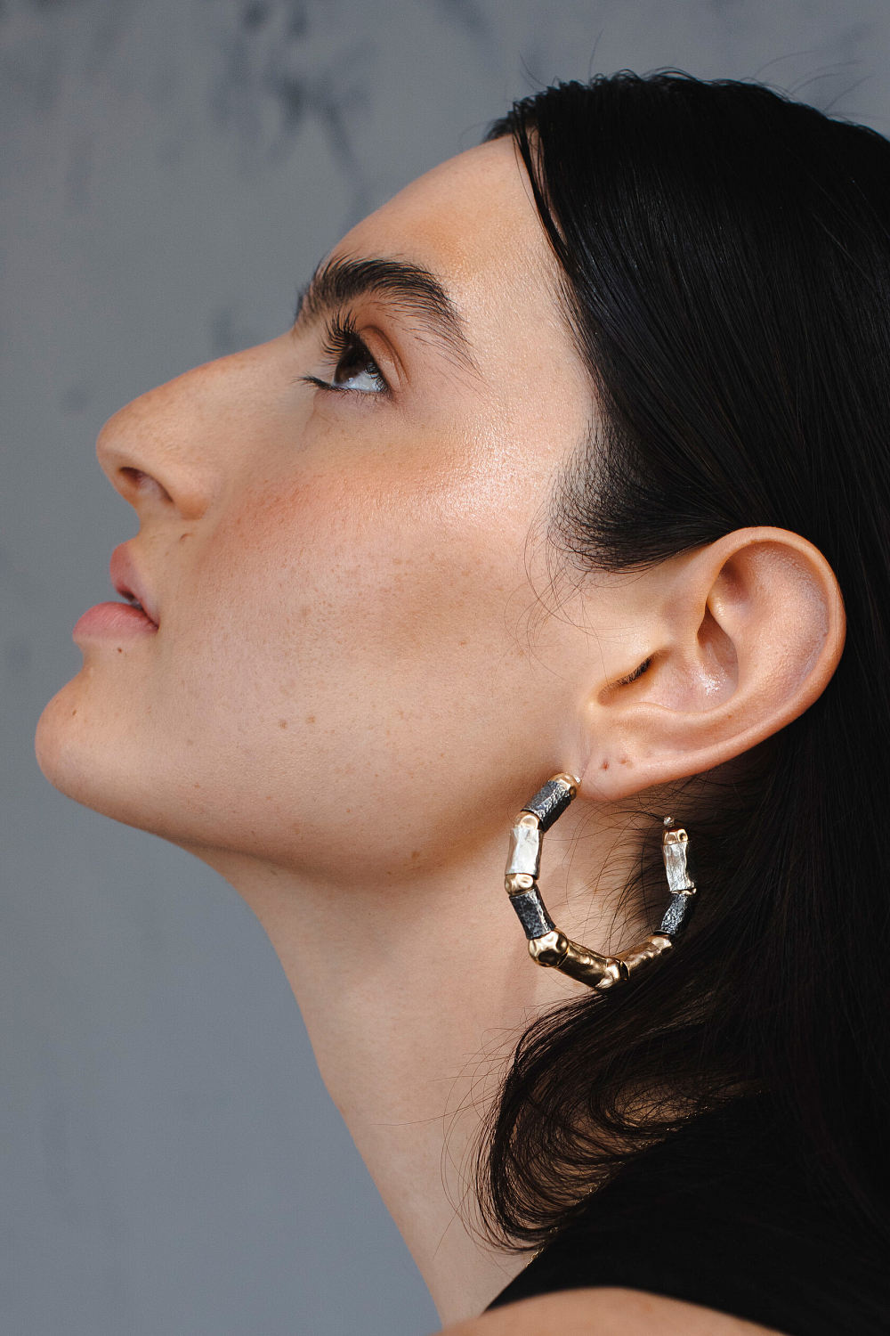 Серьги объемные рудо