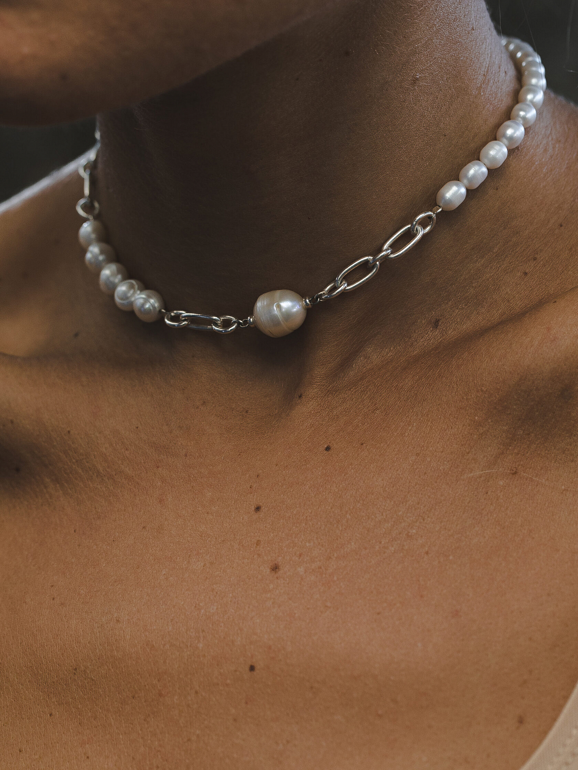 Чокер Римини с жемчугом