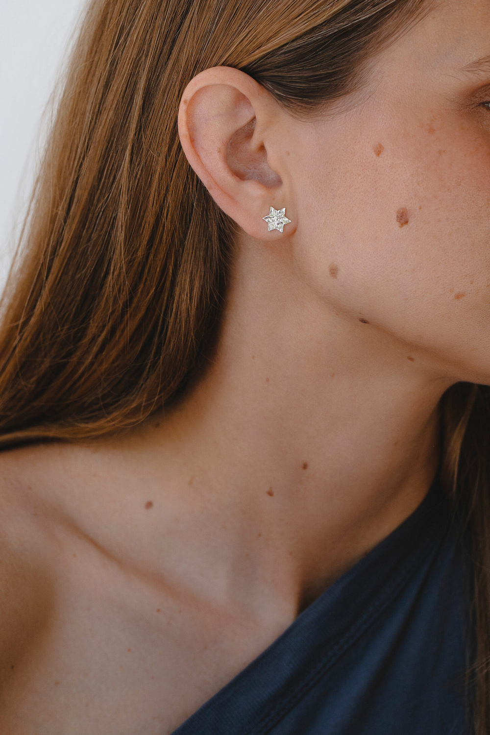 Пусеты Звезда Давида